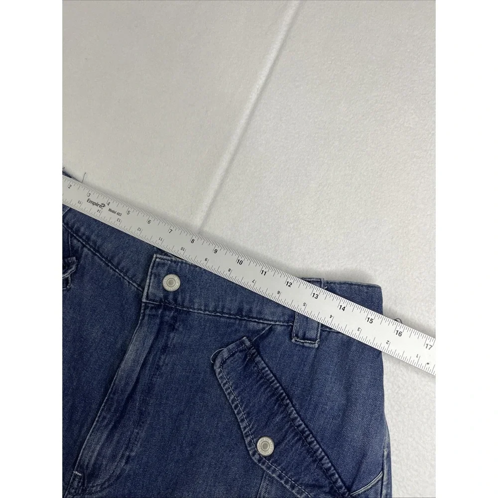 Free People We The Free In a Cinch Pull On Jeans Nashville Sky Blue Medium